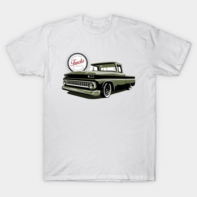 1963 Chevrolet C10 Pickup Truck T-Shirt by 6thGear